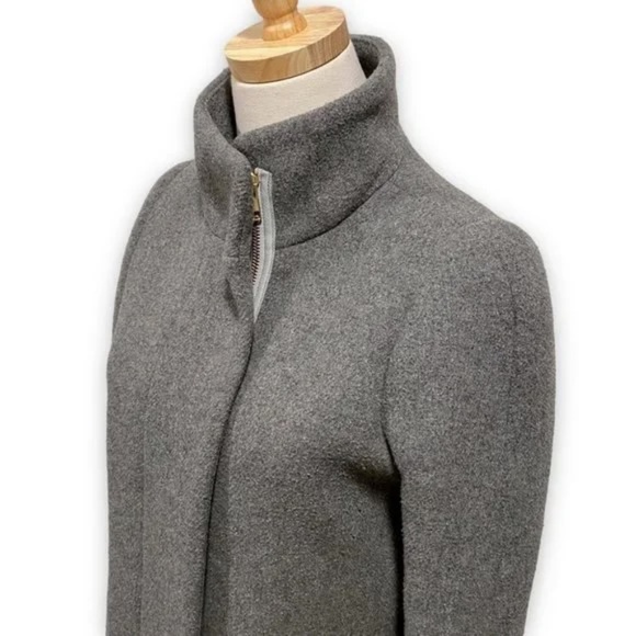 Dark Grey City Coat - Picture 4 of 7